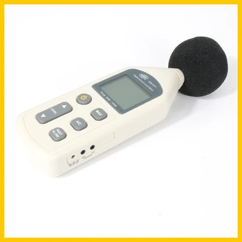 Praktický Mini zvukomerov Hluku Tester v decibeloch LCD Merací Nástroj Nástroj GM1357-BENETECH