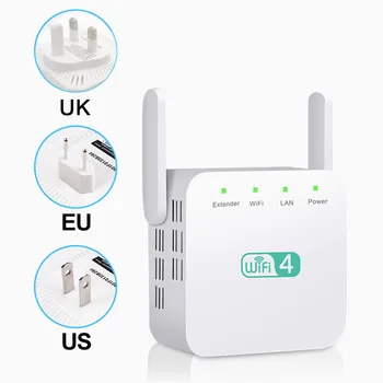 WD-611U WiFi Opakovač 2,4 GHz WiFi 300Mbps predlžovač Dosahu siete Wi-Fi Zosilňovač Signálu Booster Bezdrôtového Prístupového Bodu AP