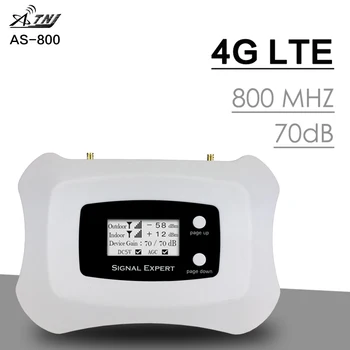 4G LTE 800 Signál Siete Repeater Band 20 LCD Displej 70 db Zisk Band 20 4G LTE Mobil Signálu Zosilňovač LTE 800 MHz Booster