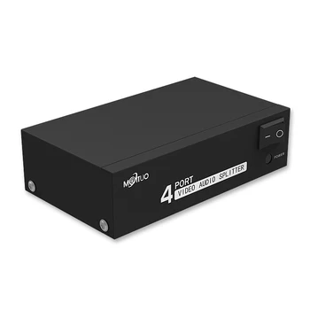 MT-VIKI AV Distribútor RCA audio a video splitter 1 do 4 z HDTV Projektor s výkonom MT-104AV