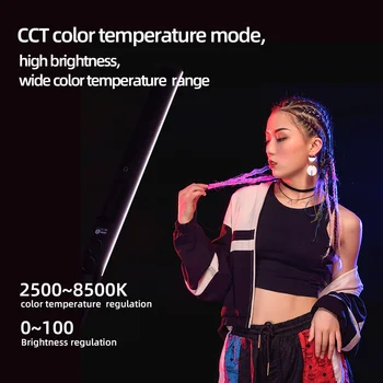 SOONPHO P20 Ručné 2500K-8500K RGB Farebné Ice Držať Prút-tvarované LED Video Svetlo pre Tik Klop Štúdio, Fotografovanie Youtube