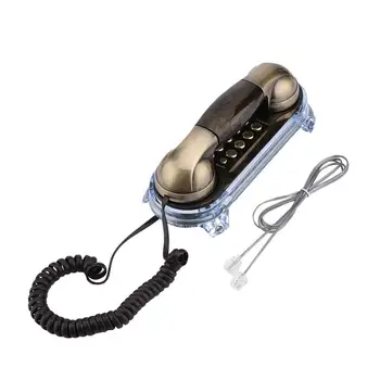 Mini telefón Retro na Stenu Telefón Šnúrový Telefón Pozemné Módne Starožitné Telefón pre Domáce Hotel téma fijo para