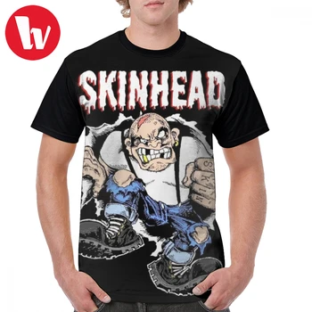 Skinhead T Shirt Skinhead Pride T-Shirt Polyester Muž Graphic Tee Tričko Pláže XXX Krátky Rukáv Grafické Vtipné Tričko