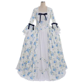 Cosplaydiy Zákazku Márii Antoinette Barokový Stredoveké Šaty Renesancie Kostým Belle Rokoka, Plesové Šaty, Šaty L320