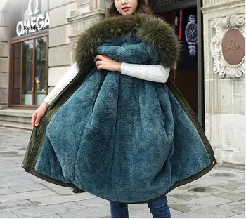 Nové Bavlna Zahustiť Teplá Zimná Bunda, Kabát Ženy Bežné Vetrovka Zimné Oblečenie Kožušinu Obložením Kapucňou Vetrovka Mujer Coats