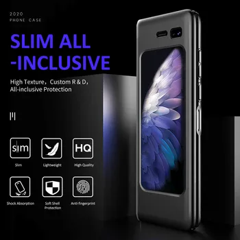 LAPOPNUT Slim Tenké Galaxy Zložiť Telefón puzdro pre Samsung Galaxy Násobne 2019 Matný Shockproof Plné Pokrytie Nárazníka Ochranný Kryt