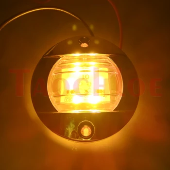 10Pcs Člny, Jachty, LED Zadné Svetlá Auta Osvetlenie Interiéru Osvetlenie Námornej Navigácie signalizačná kontrolka Nákladných Prívesov Bočné Obrysové Svetlo