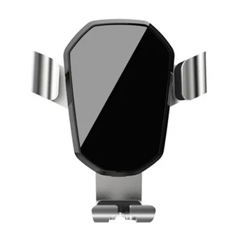Zrkadlo Auto Gravity Telefón Držiak Air Vent 180°Otáčanie Telefón Magnetický Držiak Mobilnej Navigácie Mobilného Telefónu Držiteľa Čierna