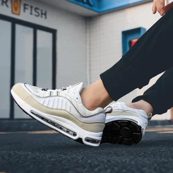Priedušná športové topánky pánske členkové topánky Seiko retro vankúš športové ležérne módne topánky cezhraničnej veľké veľkosti pár topánky
