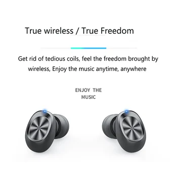 FLOVEME TWS5.0 Bluetooth Slúchadlo 8D HIFI Športové Bezdrôtové Slúchadlá S MIKROFÓNOM Herné Slúchadlá Music Headset Pre iPhone 11 XR Xiao