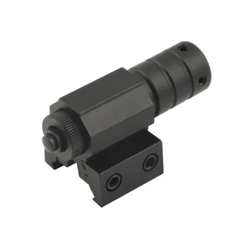Rôzne Taktické Mini Red Dot Laserový Zameriavač Rozsah Picatinny Mount Nastaviť pre Zbraň Puška Pištole Strieľal Airsoft Puška Rozsah Lovu