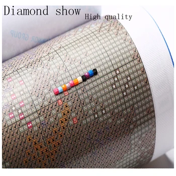 Lode umenie DIY Diamond Výšivky vody dievča Plné Námestie Diamond Maľovanie Cross Stitch Mozaiky Domova Darček