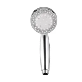 Horúce 1pcs 7 Farieb Ručné Sprchy Odovzdanie Led Sprcha Hlavu s Romantický Automatické LED Svetlá pre Kúpeľňa hot predaj