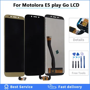 Testované lcd displej Pre Motorola Moto E5 hrať Ísť Dotykový LCD Displej Digitalizátorom. náhradné Zhromaždenie displej lcd NA Moto XT1920