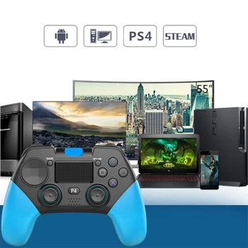 2020 Nový Bezdrôtový Gamepad Bluetooth 4.0 Vibrácií Dotykový Displej Regulátora Pre PS4/PC/PARNÉ Bezdrôtový Gamepad